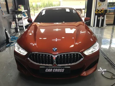 BMW 840d 선셋 오렌지 -> 엠뷸런스 옐로우 전체랩핑 후는? / 광명, 안양, 시흥
