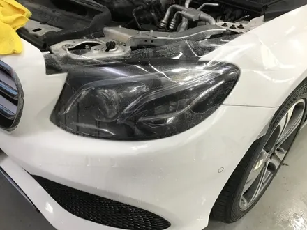 벤츠 E300 생활보호 PPF 그리고 E250 실내 블랙브러쉬 랩핑 / 광명, 안양, 시흥