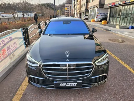 벤츠S클래스 W223 전체랩핑(화이트펄) 드레스업 최고! / 경기 광명