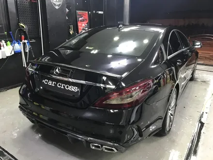 벤츠 CLS 400 사틴화이트 전체랩핑을 제거하다! / 경기 광명