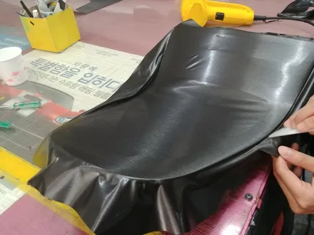 벤츠 E220d 쿠페 생활보호와 실내랩핑의 좋은예 / 광명, 안양, 시흥