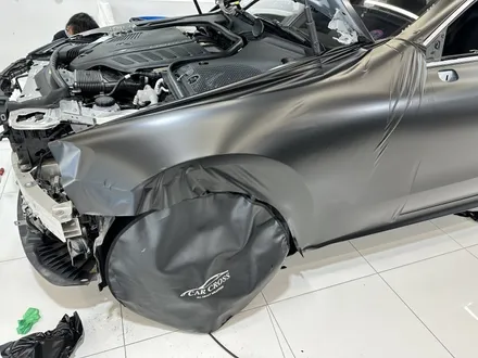 벤츠 E450쿠페 사틴블랙 전체랩핑 / 광명, 안양, 시흥