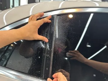 벤츠 E클래스 스톰그레이 전체랩핑 시공효과는? / 광명, 안양, 시흥