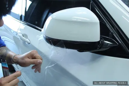 BMW X3 생활보호패키지 및 사이드스커트 랩핑 / 경기 광명