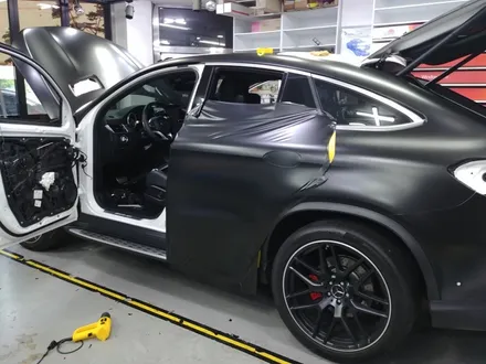벤츠 GLE쿠페 63 AMG 사틴블랙으로 전체래핑 / 광명, 안양, 시흥