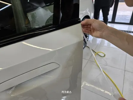 크롬랩핑 BMW 520i 키드니그릴 랩핑후기! / 경기 광명