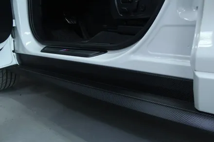 BMW X3 카본 포인트랩핑, 사이드스커트 랩핑 시공후기 / 경기 광명