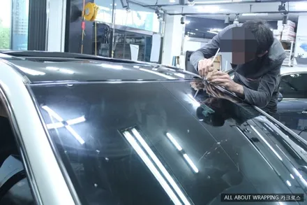 자동차랩핑, 렉서스 es300 루프스킨 / 경기 광명