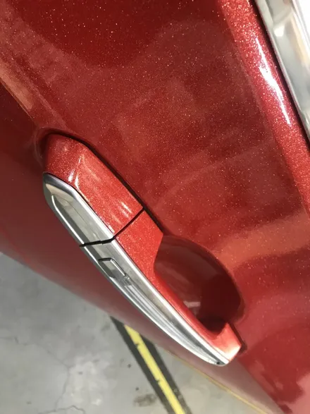 캐딜락 ATS 전체랩핑 다이아몬드 레드로 한층 고급지게! / 경기 광명