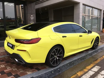 BMW 840d 선셋 오렌지 -> 엠뷸런스 옐로우 전체랩핑 후는? / 광명, 안양, 시흥