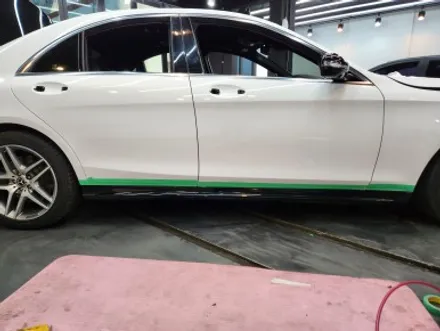 벤츠 S350d 화이트유광 전체랩핑 포인트는? / 광명, 안양, 시흥