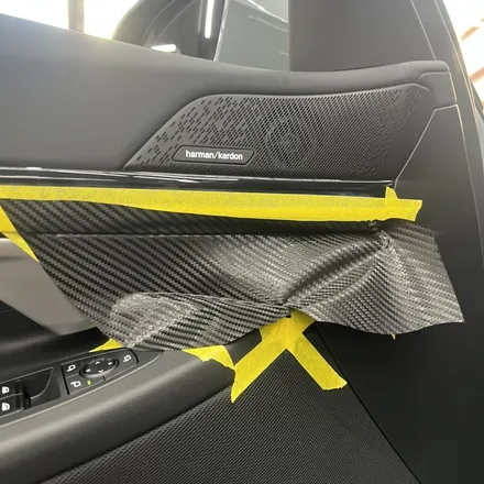 BMW G60 브루클린 그레이, 실내 카본랩핑+그릴 블랙랩핑 시공 후기! / 경기 광명