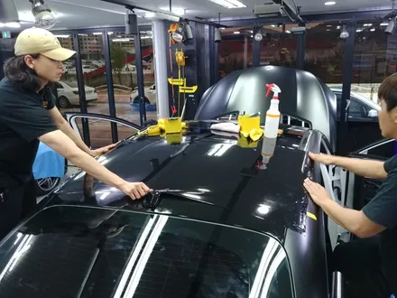벤츠 GLE쿠페 63 AMG 사틴블랙으로 전체래핑 / 광명, 안양, 시흥