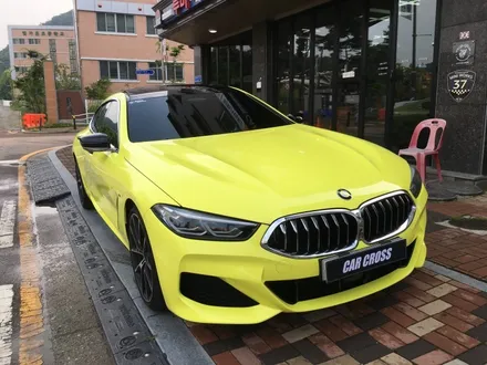 BMW 840d 선셋 오렌지 -> 엠뷸런스 옐로우 전체랩핑 후는? / 광명, 안양, 시흥