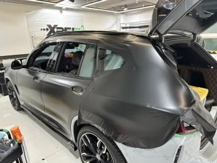 BMW X3 사틴블랙 전체랩핑 눈 돌아갑니다 / 광명, 안양, 시흥