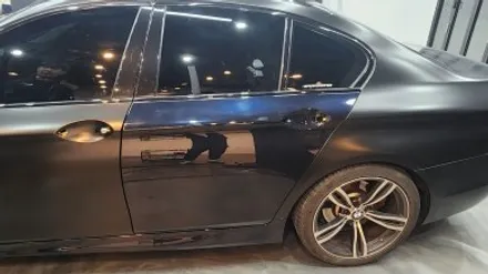 BMW F10 사틴블랙 전체랩핑 반무광의 포스 대박! / 경기 광명