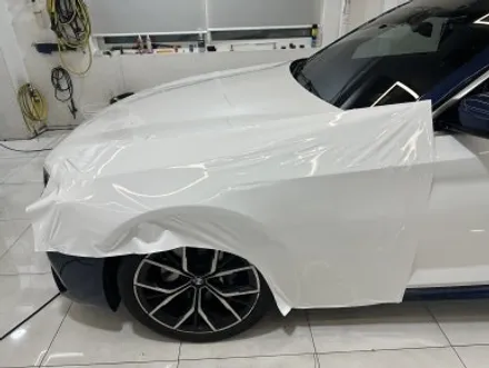 전체랩핑! BMW 530I 화이트유광으로 컬러 체인지! / 경기 광명