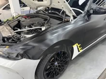 전체랩핑 BMW 440d 사틴블랙 컬러로 변신! / 경기 광명
