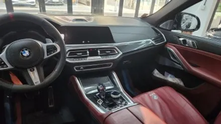 BMW X6 리얼카본 실내랩핑 재시공! / 경기 광명