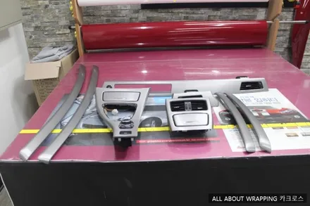 BMW 328i 컨버터블 실내랩핑 랩핑전문점 카크로스 / 경기 광명