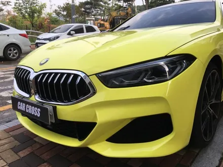 BMW 840d 선셋 오렌지 -> 엠뷸런스 옐로우 전체랩핑 후는? / 광명, 안양, 시흥