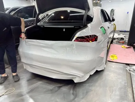 벤츠 E클래스 스톰그레이 전체랩핑 시공효과는? / 광명, 안양, 시흥