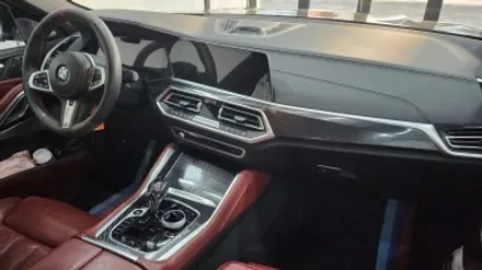BMW X6 리얼카본 실내랩핑 재시공! / 경기 광명