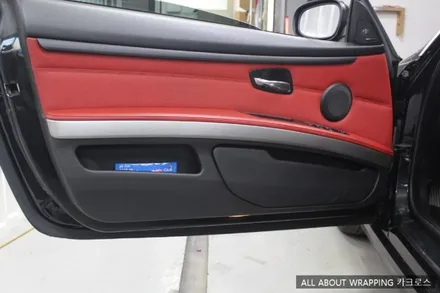 BMW 328i 컨버터블 실내랩핑 랩핑전문점 카크로스 / 경기 광명