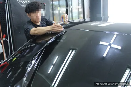 BMW 320i 루프스킨 및 사이드미러 포인트랩핑 / 경기 광명