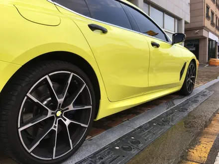 BMW 840d 선셋 오렌지 -> 엠뷸런스 옐로우 전체랩핑 후는? / 광명, 안양, 시흥