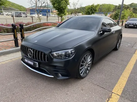 벤츠 E450쿠페 사틴블랙 전체랩핑 / 광명, 안양, 시흥