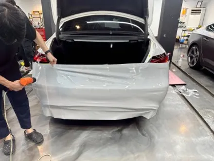 벤츠 E클래스 스톰그레이 전체랩핑 시공효과는? / 광명, 안양, 시흥