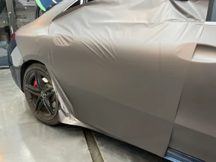 벤츠 CLA 무광다크그레이 전체랩핑 무광의 포스는 다르다! / 광명, 안양, 시흥