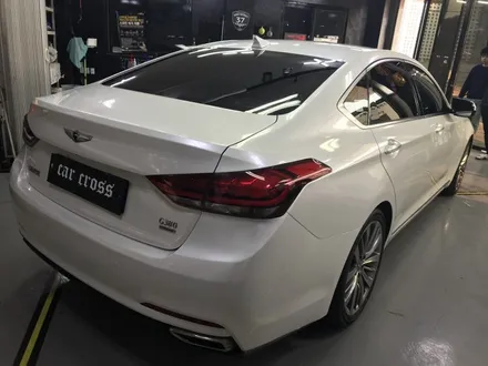 광명,안양랩핑전문점 제네시스 G380 화이트펄 전체랩핑 / 경기 광명