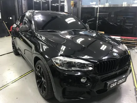 자동차 BMW X6 루프렉  블랙 랩핑 / 경기 광명