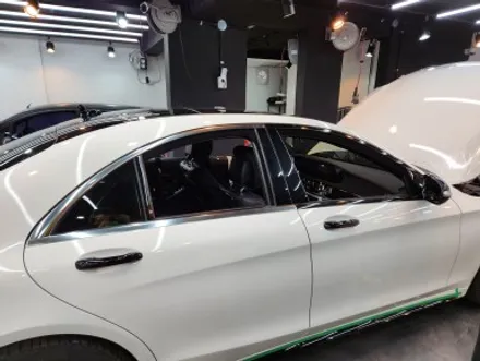 벤츠 S350d 화이트유광 전체랩핑 포인트는? / 광명, 안양, 시흥