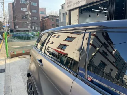 레인지로버 이보크 전체랩핑 후 사고처리 어떡하죠?(자동차랩핑보험) / 광명, 안양, 시흥