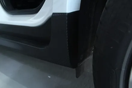 BMW X3 카본 포인트랩핑, 사이드스커트 랩핑 시공후기 / 경기 광명