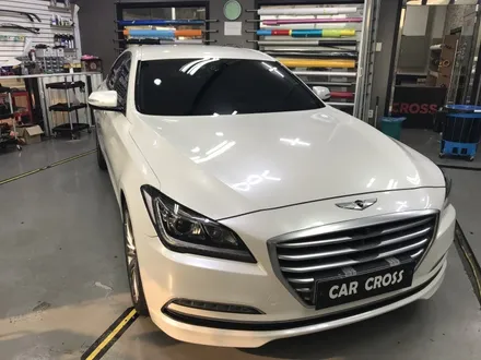 광명,안양랩핑전문점 제네시스 G380 화이트펄 전체랩핑 / 경기 광명