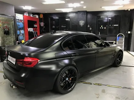 자동차전체랩핑 진수 BMW M3 사틴블랙 풀스킨 / 광명, 안양, 시흥