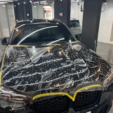 BMW X4 본넷+생활보호패키지 and 실내랩핑 시공 - 카크로스 - / 광명, 안양, 시흥