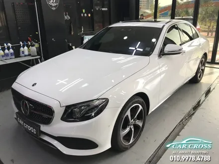 벤츠 E220d 유리 같은 루프스킨의 비결은? 블랙 PPF다? / 광명, 안양, 시흥