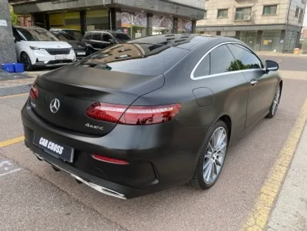 벤츠 E450쿠페 사틴블랙 전체랩핑 / 광명, 안양, 시흥