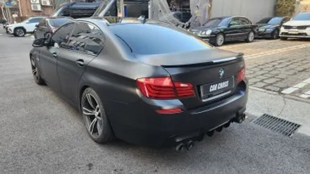 BMW F10 사틴블랙 전체랩핑 반무광의 포스 대박! / 경기 광명