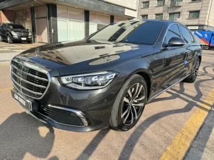 자동차랩핑전문점 벤츠S클래스 화이트유광 전체랩핑 / 경기 광명