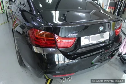 BMW 420D  PPF시공, 라이트필름, 전면그릴 포인트랩핑 시공후기 / 경기 광명