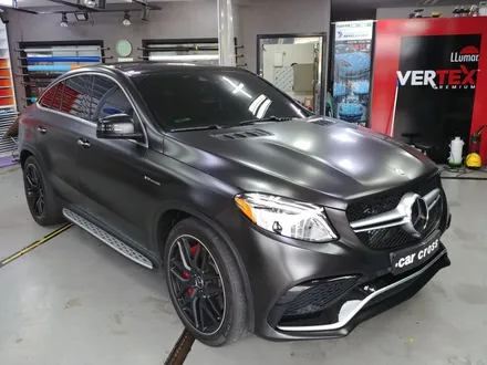 벤츠 GLE쿠페 63 AMG 사틴블랙으로 전체래핑 / 광명, 안양, 시흥