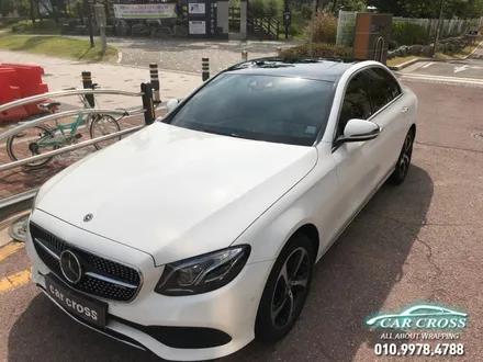 벤츠 E220d 유리 같은 루프스킨의 비결은? 블랙 PPF다? / 광명, 안양, 시흥