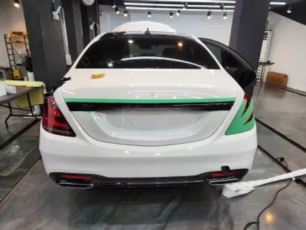 벤츠 S350d 화이트유광 전체랩핑 포인트는? / 광명, 안양, 시흥