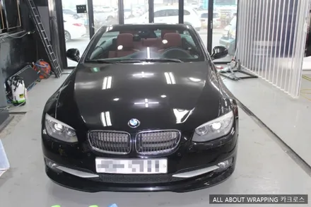 BMW 328i 컨버터블 실내랩핑 랩핑전문점 카크로스 / 경기 광명